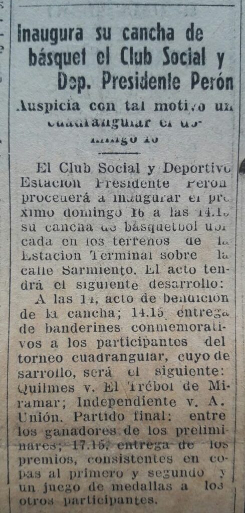 club presidente perón 2